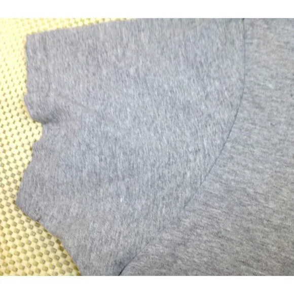 Vintage 90's Adidas Gray T-Shirt With Colorful Tribal Logo Design Made In USA Si - Picture 4 of 7